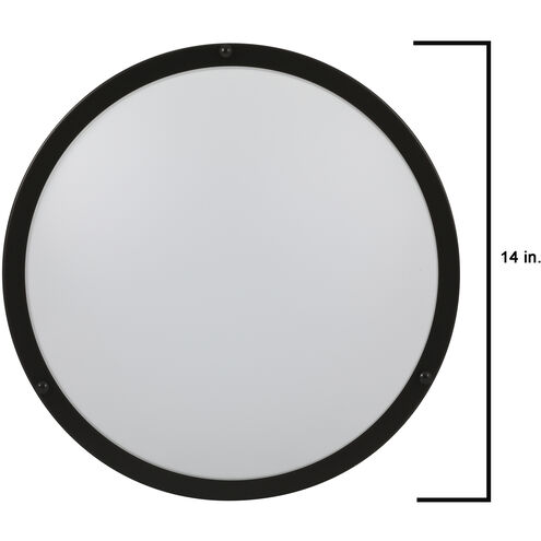 EnviroLite LED 14 inch Oil Rubbed Bronze Flush Mount Ceiling Light